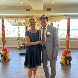 Nyack Seaport - Chuppah/Mandap we brought for the ceremony