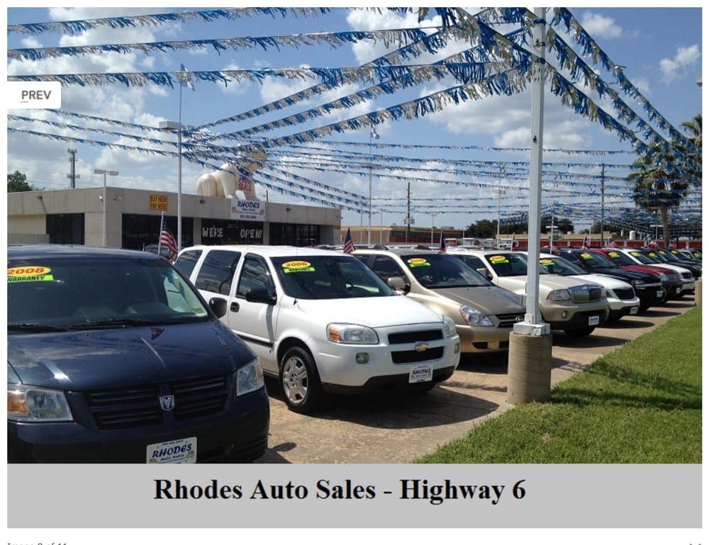 RHODES AUTO SALES 8710 Hwy 6 S, Houston, Texas Car Dealers Phone