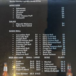 Menu Menu