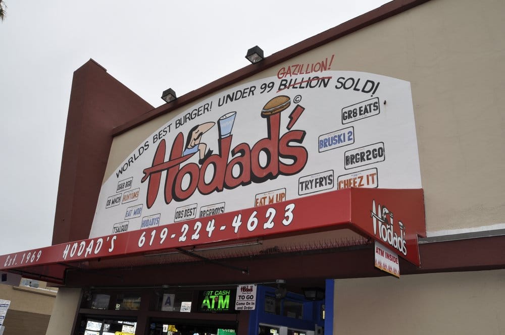 RARE Surfboard STICKER Hodad/'s San Diego California Famous BURGER JOINT NEW