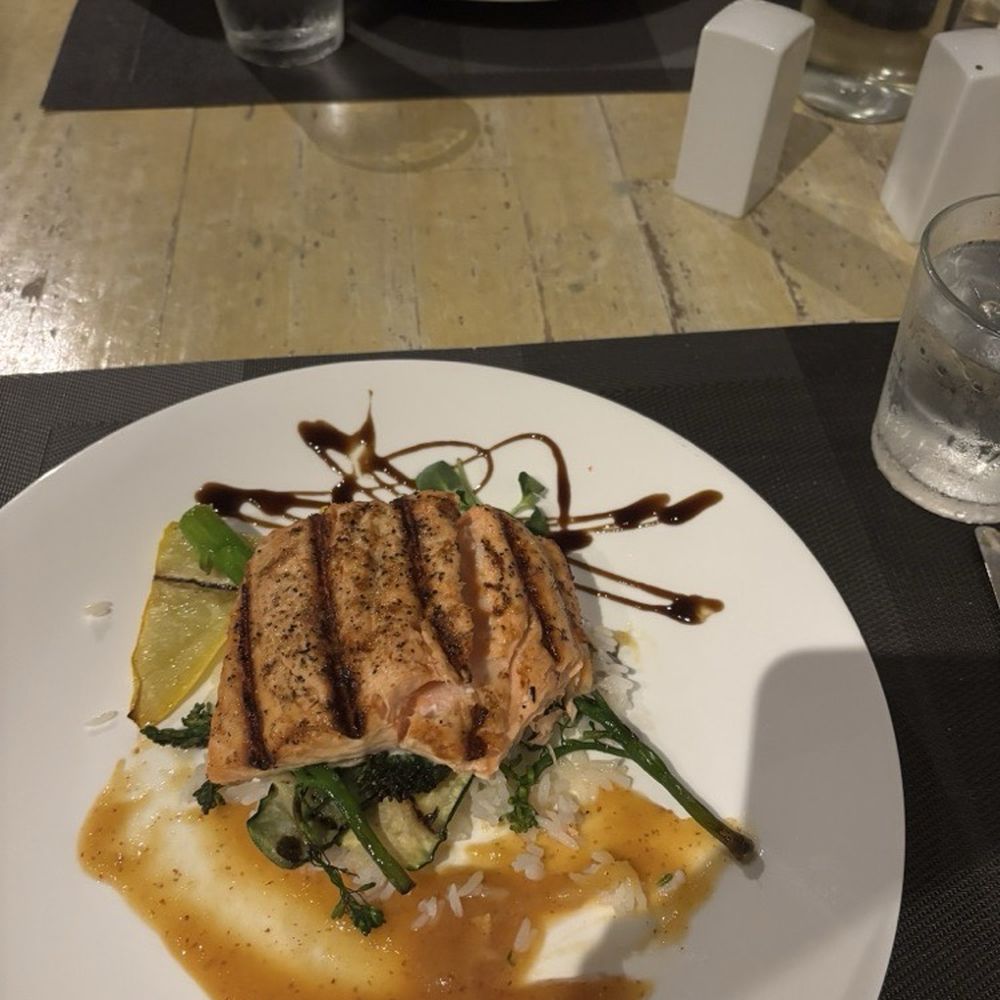 Peach + Ginger Glazed Faroe Island Salmon Peach + Ginger Glazed Faroe Island Salmon