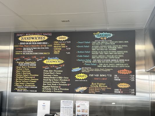Menu photo 2 Snarf's Sandwiches Austin, TX Menu photo 2 Snarf's Sandwiches Austin, TX