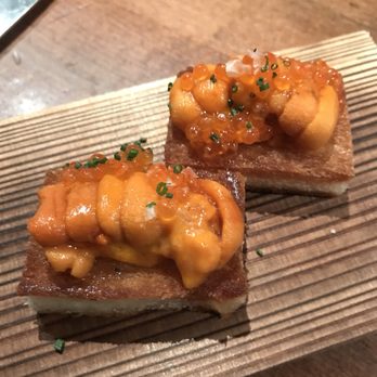 O Ya - Uni toast. One of my favorites - Japanese Near Me - Boston, Massachusetts O Ya - Uni toast. One of my favorites - Japanese Near Me - Boston, Massachusetts