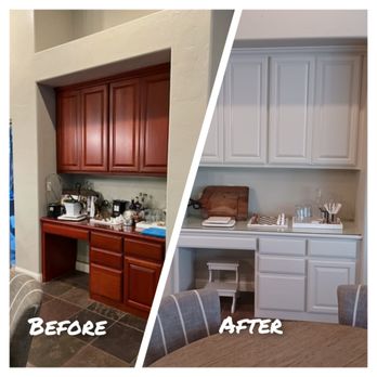 New View Painting - From red Stained color to semi gloss Accessible beige color. - Painters Near Me - Livingston, California New View Painting - From red Stained color to semi gloss Accessible beige color. - Painters Near Me - Livingston, California