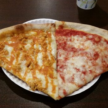 Camila's Pizzeria - Slice of buffalo chicken and a slice of plain - Pizza Near Me - Bensalem, Pennsylvania Camila's Pizzeria - Slice of buffalo chicken and a slice of plain - Pizza Near Me - Bensalem, Pennsylvania