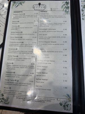 Menu photo 2 CITIR Turkish Doner Kebab Boca Raton, FL