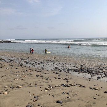San Onofre State Beach - This is the beach itself, a pretty hefty hike from the campsite down a not so well maintained path. - Beaches Near Me - San Clemente, California