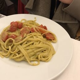 Pasta with pesto sauce Pasta with pesto sauce