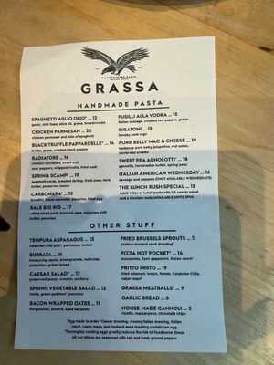 Menu photo 1 Grassa Vancouver, WA Menu photo 1 Grassa Vancouver, WA