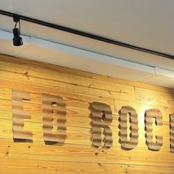 Red Rock Grill and Bar - Metal letters on their wall