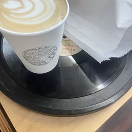 Pistachio latte with oat milk Pistachio latte with oat milk