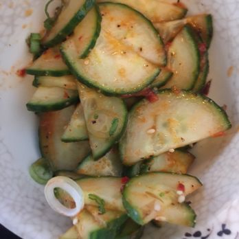 AJI Ramen - Spicy cucumber salad is perfect to cut the meat! - Ramen Near Me - Katy, Texas