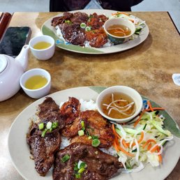 Grilled Beef & Marinated Pork with Vermicelli