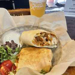 Buffalo chicken wrap.