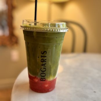 Bogarts Bakery - Strawberry Matcha Oatmilk Iced - Bakeries Near Me - Edinburg, Texas Bogarts Bakery - Strawberry Matcha Oatmilk Iced - Bakeries Near Me - Edinburg, Texas