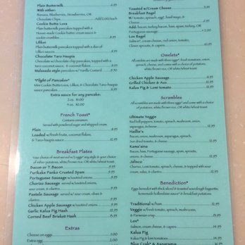 My Cafe - Breakfast menu - Breakfast & Brunch Near Me - Kapolei, Hawaii My Cafe - Breakfast menu - Breakfast & Brunch Near Me - Kapolei, Hawaii