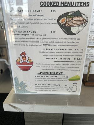 Menu photo 1 YUMI Sushi Tea & Sake High Point, NC