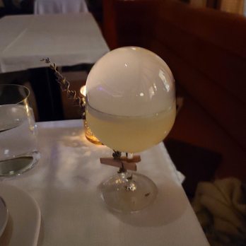 Georgie - Lavender gin fizz cocktail with a bubble! - New American Near Me - Dallas, Texas