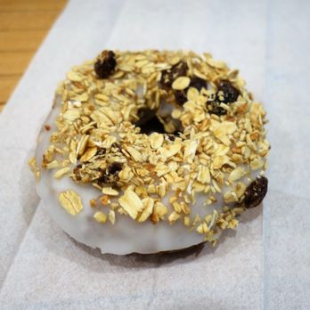 Bronuts - Bronuts 09/28/18: Trixie - Honey Oat Cake Donut, Raisins - Coffee & Tea Near Me - Winnipeg, Manitoba Bronuts - Bronuts 09/28/18: Trixie - Honey Oat Cake Donut, Raisins - Coffee & Tea Near Me - Winnipeg, Manitoba