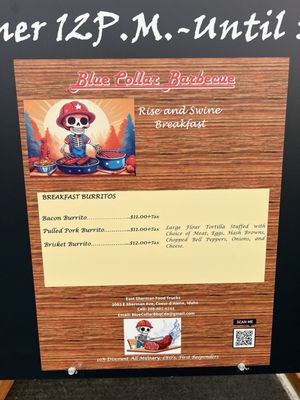 Menu photo 2 Blue Collar Barbecue Coeur d'Alene, ID Menu photo 2 Blue Collar Barbecue Coeur d'Alene, ID