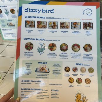 Dizzy Bird - Menu - Chicken Shop Near Me - Irvine, California Dizzy Bird - Menu - Chicken Shop Near Me - Irvine, California