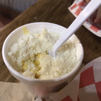 The Shack - Corn before adding the extras - Hot Dogs Near Me - San Antonio, Texas