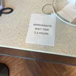 Texas Health Presbyterian Hospital Allen - Average posted wait time on website says 21 mins. This is the sign posted on the front desk.