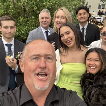 Miller Gardens - Us and Gerhard (the owner) - Wedding Chapels Near Me - Rancho Cucamonga, California