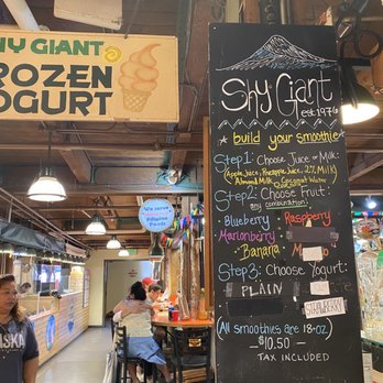 Shy Giant Frozen Yogurt - Signs inside - Ice Cream & Frozen Yogurt Near Me - Seattle, Washington Shy Giant Frozen Yogurt - Signs inside - Ice Cream & Frozen Yogurt Near Me - Seattle, Washington