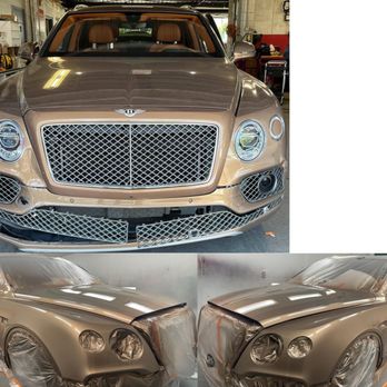 Cenco Auto Body - Bentayga Before and After - Body Shops Near Me - Arcadia, California
