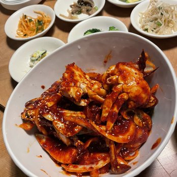 Pine Tree House - Yangnyeom Gejang (Spicy Raw Crabs) - Korean Near Me - Sacramento, California Pine Tree House - Yangnyeom Gejang (Spicy Raw Crabs) - Korean Near Me - Sacramento, California