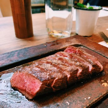 Flat Iron - Flat Iron Steak cooked medium-rare - Steakhouses Near Me - Covent Garden, XGL Flat Iron - Flat Iron Steak cooked medium-rare - Steakhouses Near Me - Covent Garden, XGL