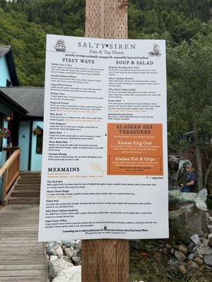 Menu photo 1 Salty Siren Eats & Tap House Skagway, AK