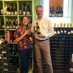 Owner Elisabeth with Jean Trimbach