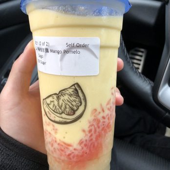 YiFang Taiwan Fruit Tea - Mango Pomelo Sago - Bubble Tea Near Me - Seattle, Washington YiFang Taiwan Fruit Tea - Mango Pomelo Sago - Bubble Tea Near Me - Seattle, Washington