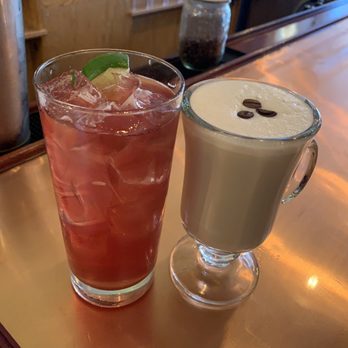 The Barnacle - Blueberry kombucha cocktail and Irish nitro coffee - Pubs Near Me - Bar Harbor, Maine The Barnacle - Blueberry kombucha cocktail and Irish nitro coffee - Pubs Near Me - Bar Harbor, Maine
