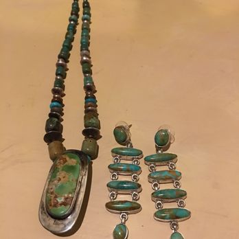 Kenny's On The Plaza - Gorgeous local turquoise earrings to match my heirloom pendant - Jewelry Near Me - Santa Fe, New Mexico Kenny's On The Plaza - Gorgeous local turquoise earrings to match my heirloom pendant - Jewelry Near Me - Santa Fe, New Mexico