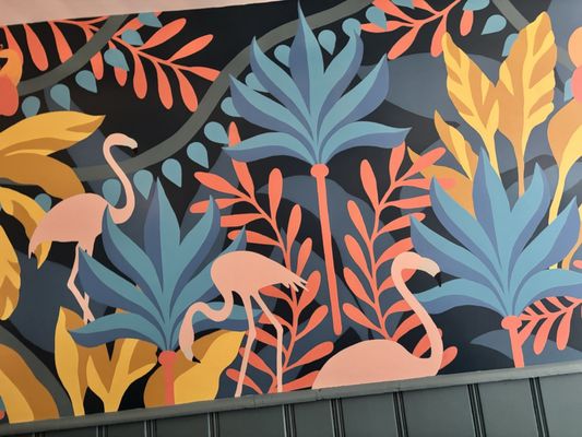 Pink Flamingo by null