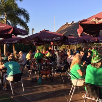 Micelis Waterfront Restaurant - The patio on St Patties day. - Italian Near Me - Matlacha, Florida Micelis Waterfront Restaurant - The patio on St Patties day. - Italian Near Me - Matlacha, Florida
