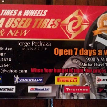 Aloha Used Tires - Tires Near Me - Aloha, Oregon