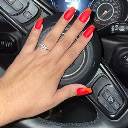 Fill Gel Set with Matte top coat and design ~$60