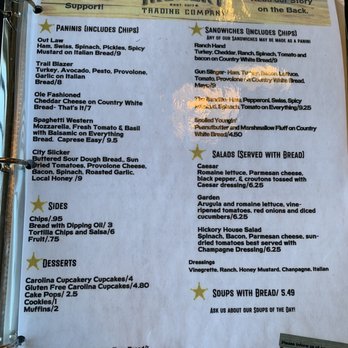 Hickory Trading Company - Menu - Coffee & Tea Near Me - Chesapeake, Virginia