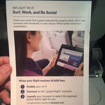 Alaska Airlines - Wi-Fi in flight! - Airlines Near Me - Seattle, Washington