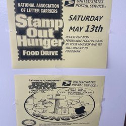 United States Postal Service - Saturday May 13 2023 Food Drive