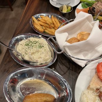 Texas de Brazil - Complimentary fries, banana , bread and mashed potatoes. Need to watch out not to eat too much of them to spoil appetite for entrees! - Steakhouses Near Me - Honolulu, Hawaii