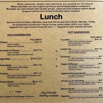 Nature's Kitchen - Lunch Menu - Updated April 2023 - Organic Stores Near Me - Yreka, California Nature's Kitchen - Lunch Menu - Updated April 2023 - Organic Stores Near Me - Yreka, California