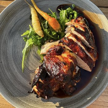 CanoeHouse - Koji Roasted Chicken $52 with baby carrots - Japanese Near Me - Kamuela, Hawaii