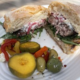 Grilled Lamb Burger