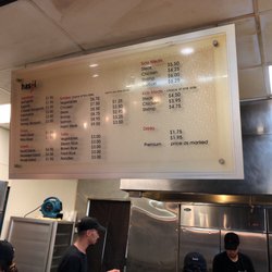 Hashi Teppan Grill - No take out menus could be provided. This is the best I could do.