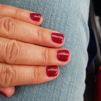 IShine Nail Spa - Powder manicure. Nevs had before but really like! - Nail Salons Near Me - Riverside, California